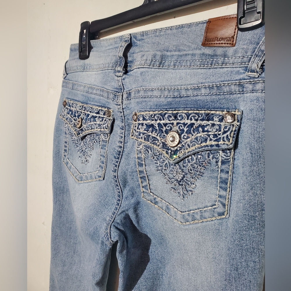 Wallflower Womens Blue Jeans Size 5